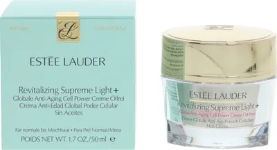 Produktbild von Estée Lauder Revitalizing Supreme Light+, Tages- & Nachtcreme, Frauen, Mischhaut, normale Haut, Gesicht, Hals/Nacken, Anti-Aging, Anti-Falten, Kräftigend, Feuchtigkeitsspendend, Nährend, Porenverkleinernd,..., 50 ml