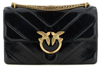 Produktbild von PINKO Schultertasche aus Kalbsleder in Schwarz 107623A2JCZ99Q