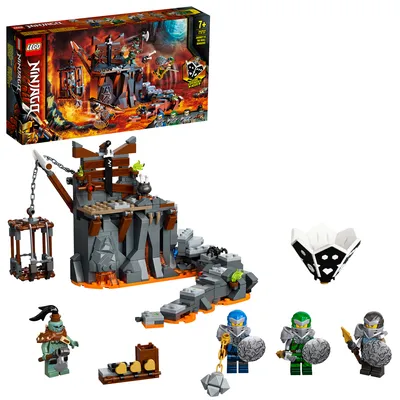 Produktbild von LEGO 71717 NINJAGO Reise zu den Totenkopfverliesen, 2-in-1 Bauset und Brettspiel
