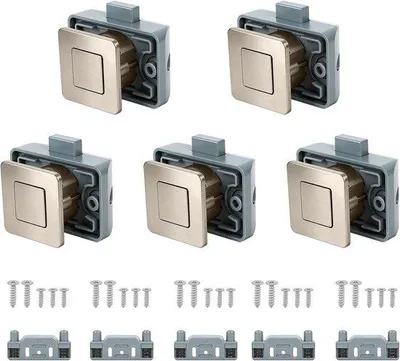 Produktbild von Drückerverschlüsse, 30 mm – Rechteckausführung – Schlüssellos – Ideal für Wohnwagen und Boote