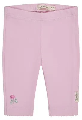 Produktbild von Sterntaler Leggings aus Baumwoll-Jersey mit Blumenstickerei und Häkelkante