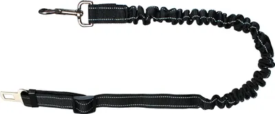 Zdjęcie produktu dla Smycz dla psa z klamrą Szelki dla psa Regulowane 61-80cm Elastyczne Czarne 6230