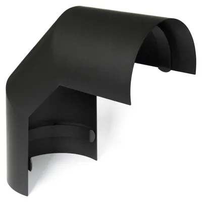 Produktbild von Raik Basic Thermoschild 130mm schwarz für 3teiligen Bogen 90° für Rauchrohr / Ofenrohr