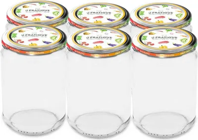 Image de 1 Bocaux Sterilisables 500 Ml ø82 Mm Pack De 6 - Le Pratique