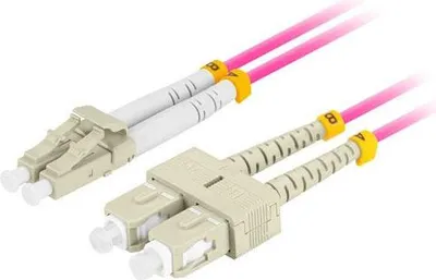Produktbild von Lanberg FO-LUSU-MD41-0010-VT, 1 m, LC/SC, OM4, LC, SC