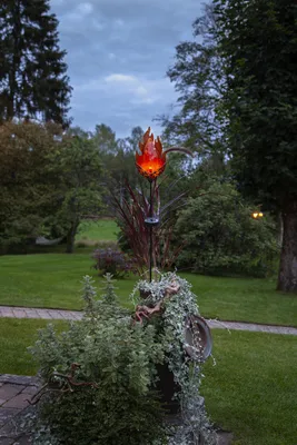 Produktbild von Star Trading 482-47, Flammenlampe, Bronze, 1 Glühbirne(n), LED, Bernstein, Solar