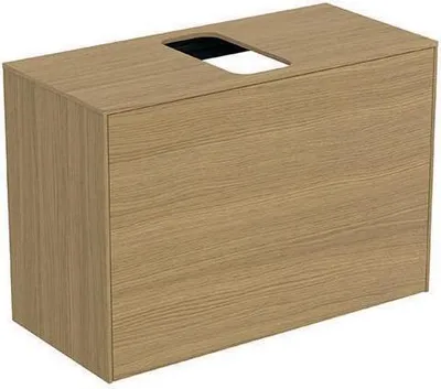 Produktbild von Waschtischplatte CONCA ohne Ausschnitt, 802x373mm Eiche hell Eiche hell