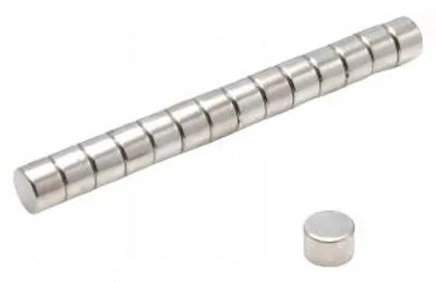 Produktbild von Neodym-Zylindermagnet MW 6x4 N38 100 Stück