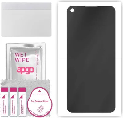 Produktbild von apgo Hydrogel Blickschutzfolie, Matt, kompatibel mit Xiaomi Mi 11 Lite 5G, Privacy Displayschutzfolie, Schutzfolie mit Positionierhilfe, Anti-Spy, kratzfest, einfache Montage