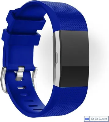 Produktbild von Uhrenarmband | passend für den Fitbit Charge 2 | Silikon-Sportarmband| Aktivitäts-Tracker | blau | klein