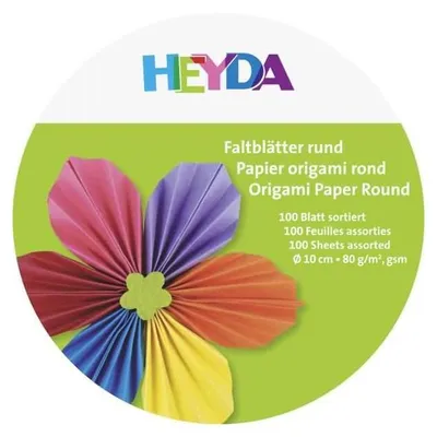 Produktbild von Faltblätter rund uni Ø 10 cm 4005329115417