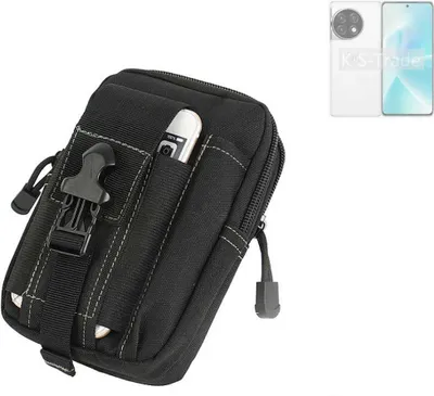 Produktbild von K-S-Trade Gürtel Tasche kompatibel mit OnePlus 12R Gürteltasche Holster Schutz Hülle Handy Hülle Smartphone outdoor Handy-Hülle schwarz