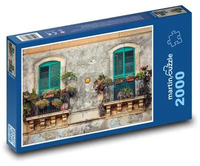 Obrázek produktu pro Puzzle 2000 Italský balkón v Benátkách - martinpuzzle