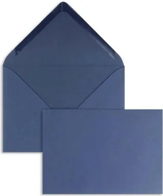 Produktbild von Briefumschläge 156x220mm 120g/qm gummiert VE=100 Stück nachtblau