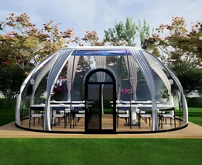 Productafbeelding van Grote tuinpaviljoen voor 16-18 personen. Modern buitenterraspaviljoen