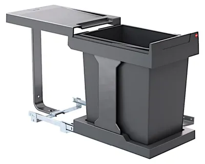 Image de Collecteur de déchets Hailo 3636001 AS Swing Solo 20 litres automatique