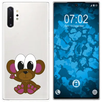 Produktbild von PhoneNatic Case kompatibel mit Samsung Galaxy Note 10+ Silikon-Hülle Cutiemals M3