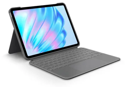 Produktbild von LOGITECH Logitech Combo Touch QWERTY Dänisch, Finnisch, Norwegisch, Schwedisch Smart Connector Grau