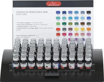 Produktbild von Herbin Metalldisplay Tinten leer