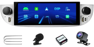 Zdjęcie produktu dla Radio samochodowe do FIAT 500 (2007-2015) z obsługą Android Auto i CarPlay (bezprzewodowo)