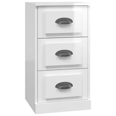 Produktbild von Sideboard Hochglanz-Weiß 36x35,5x67,5 cm Holzwerkstoff