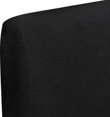 Produktbild von vidaXL 6 Stk. Schwarz Stuhlhussen Gerade Dehnbar