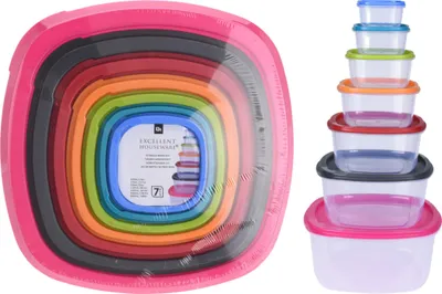 Obrázek produktu pro Sada plastových dóz 7ks