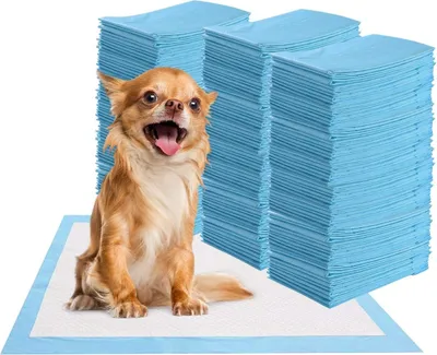 Produktbild von Trainingsunterlagen für Haustier, Hunde Welpen Hygieneunterlagen, Toilettenmatten Saugfähige Welpen-Training Pads, Hundeklo Hundepads (200 Stück/ 60x60cm)