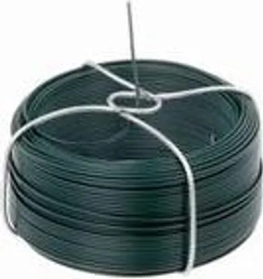 Produktbild von Alberts 530549 Drahtspule | verzinkt, grün kunststoffbeschichtet | Draht-Ø 1,4 mm | Länge 50 m | 2er Set