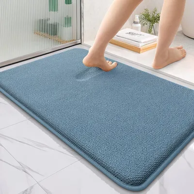 Productafbeelding van Memory Foam Badmat 60 x 90 cm, Smogblauw