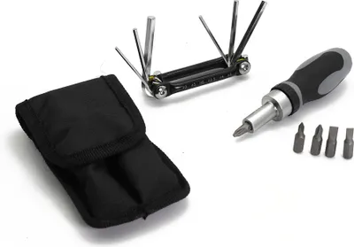 Produktbild von Multitool Biketool Reparatur Fahrrad Mini Werkzeug Innensechskant Ratsche Tasche
