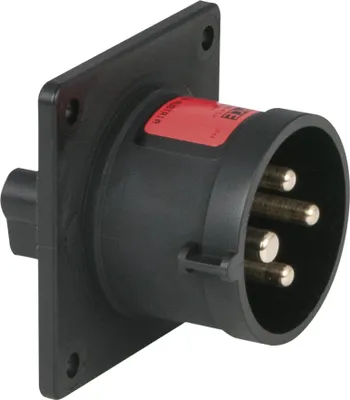 Produktbild von PCE CEE 16 A/400 V 4-pin Socket male Schwarz - IP44