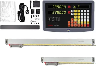 Immagine prodotto di DRO-Kit, sistema di visualizzazione digitale, encoder a riga lineare, DRO-2STÜCK KA35