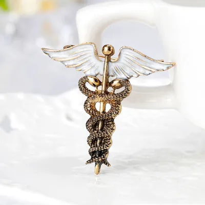 Produktbild von Retro Schlangenflügel Legierung Damen Brosche Pin Pullover Mantel Kleidung Tasche Ornament