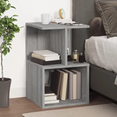 Immagine prodotto di Comodino Grey Sonoma 35x35x55 cm Materiale a base di legno