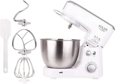 Küchenmaschine 1000 W, 4 l, Edelstahl, 3-in-1 Mixer, schwarz