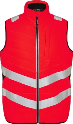 Produktbild von F. Engel Safety Stepp-Innenweste, Rot/Schwarz, Gr. 4XL