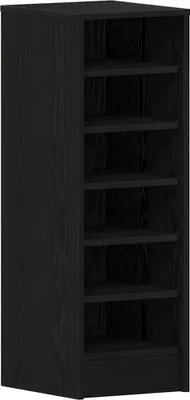 Produktbild von vidaXL Schuhschrank Schwarz Eichen-Optik 32 x 35 x 90 cm Holzwerkstoff