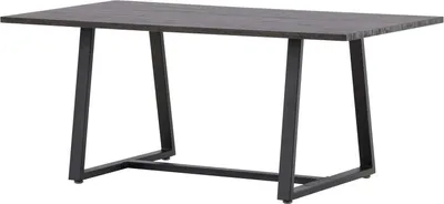 Zdjęcie produktu dla FURNLUX Stolik kawowy Plankton Czarny 60cm / Hauptfarbe: Schwarz / Abmessungen: 60 x 110 x 40 cm