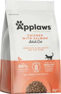 Produktbild von Applaws Trockenfutter Huhn & Lachs, Adult, jede Rasse, Huhn, Lachs, 2 kg