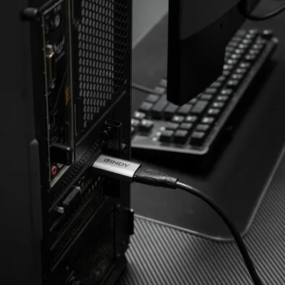Zdjęcie produktu dla Lindy 41095, DisplayPort, HDMI Type A, Szary