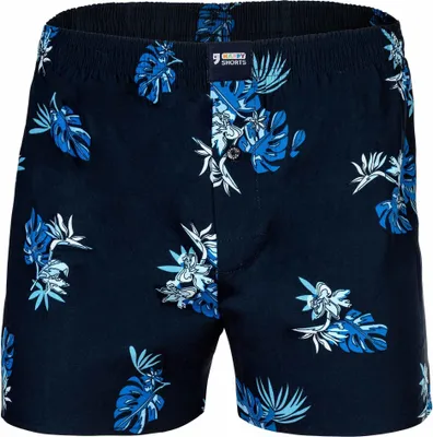 Produktbild von Happy Shorts Herren Boxer Motives - Hawaii Flowers - Größe L