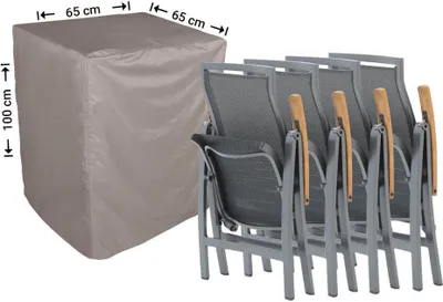 Produktbild von Raffles Covers Quadratische Abdeckung 65 x 65 H: 100 cm | Atmungsaktiv | Wasserdicht | UV-beständig | Doppelnähte | Elastischer Kordelzug