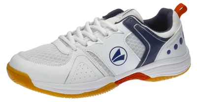 Productafbeelding van JAKO Indoor sport schoen voor heren, wit en donkerblauw, maat 46