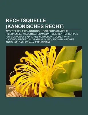 Produktbild von Rechtsquelle (Kanonisches Recht)