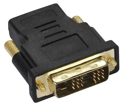 Produktbild von ViVanco™HDMI/DVI adapter , HDMI M, DVI M, Männlich/Weiblich, Schwarz