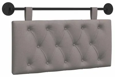 Produktbild von vidaXL Hängendes Kopfteil Taupe Stoff