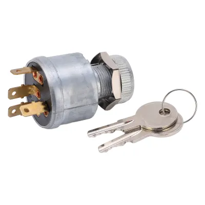 Image de Club Car Interrupteur d'allumage avec 2 clés 33639G01 Remplacement pour EZGO TXT 1981 et plus tard