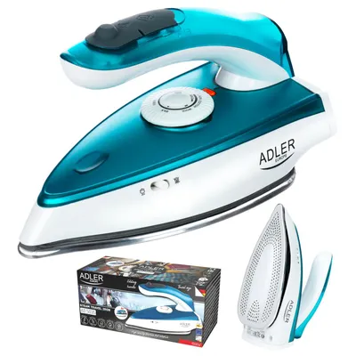 Produktbild von Adler Touristenbügeleisen mit Dampf klappbarer Griff Leistung 1700W AD 5035