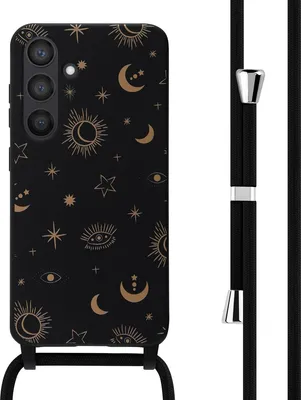 Zdjęcie produktu dla imoshion Silikonowe etui ze sznurkiem do Samsung Galaxy S24 - Sky Black